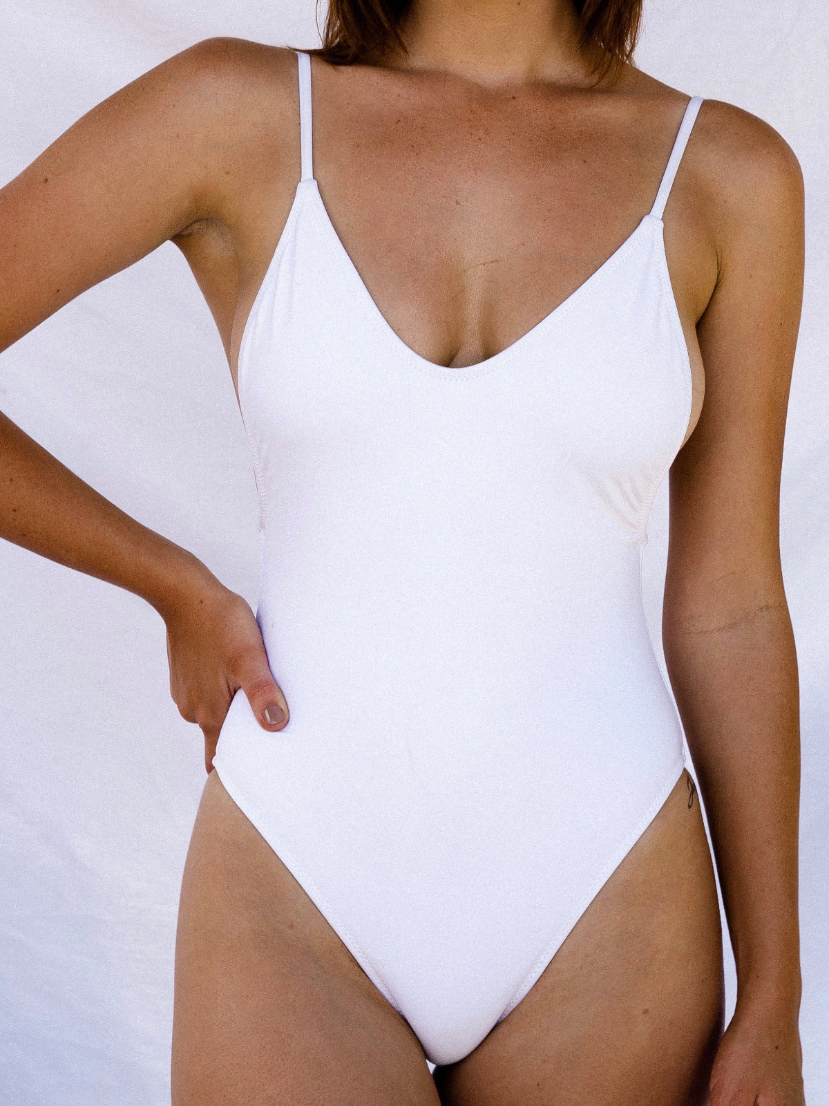 White One piece swimsuit